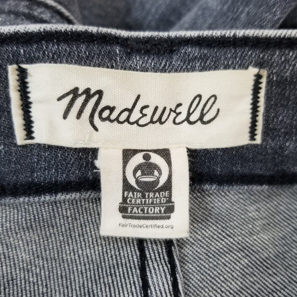 Madewell Women's 10 Inch High Rise Skinny Jeans Gray Size 28 / 6 - Picture 4 of 10